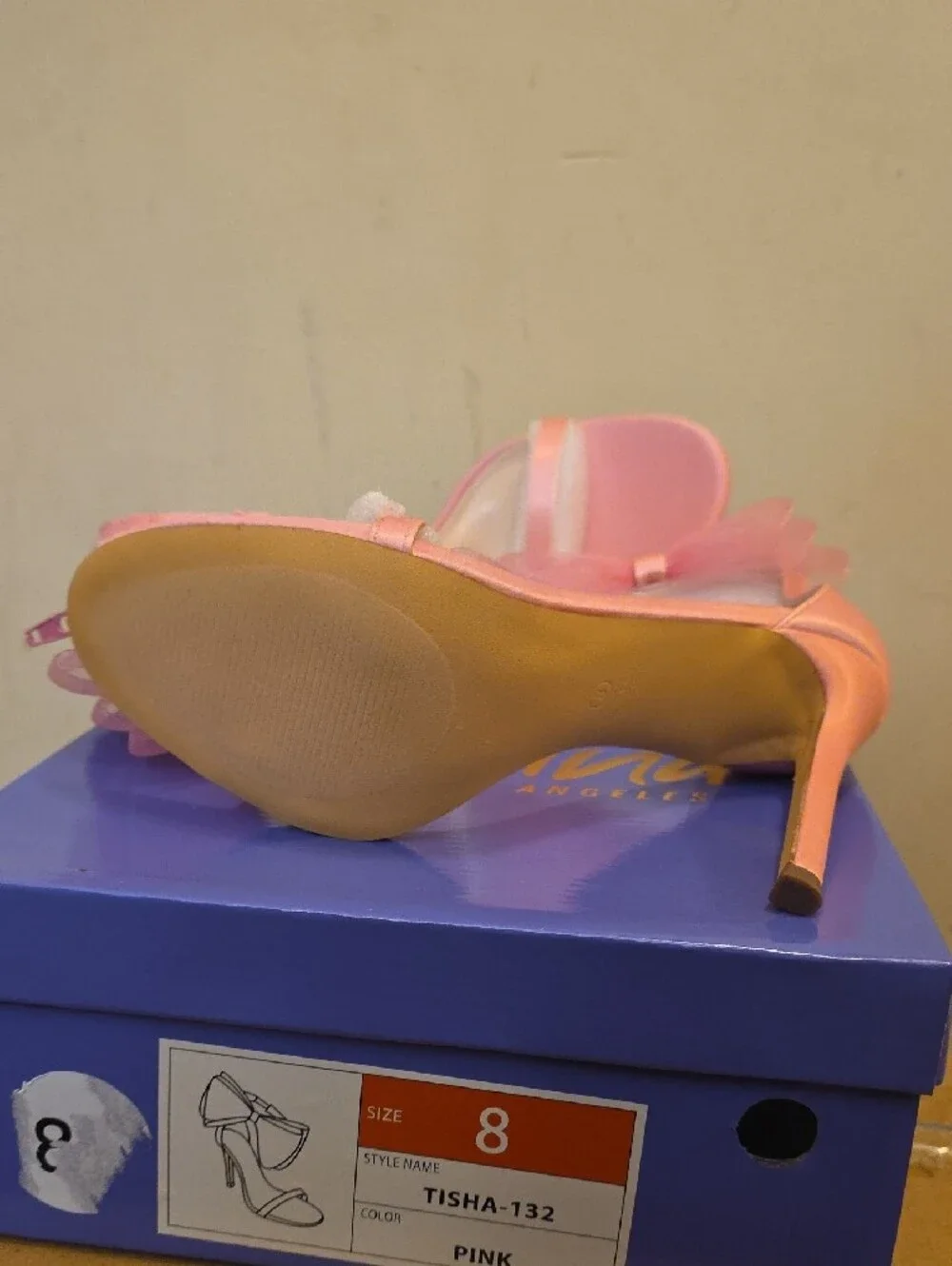 Liliana Pink Satin Sandal